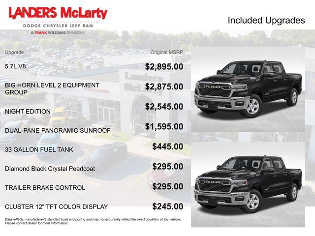 2026 RAM Ram 1500 RAM 1500 BIG HORN CREW CAB 4X4 57 BOX 2026 RAM Ram 1500 RAM 1500 BIG HORN CREW CAB 4X4 57 BOX