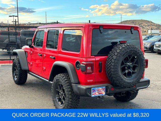 2026 Jeep Wrangler WRANGLER 4-DOOR WILLYS 2026 Jeep Wrangler WRANGLER 4-DOOR WILLYS