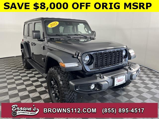 2025 Jeep Wrangler 4-Door Willys 4x4