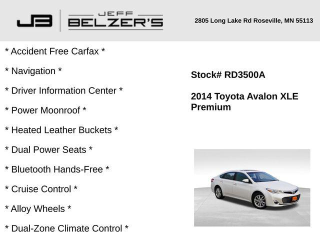 2014 Toyota Avalon XLE Premium 2014 Toyota Avalon XLE Premium