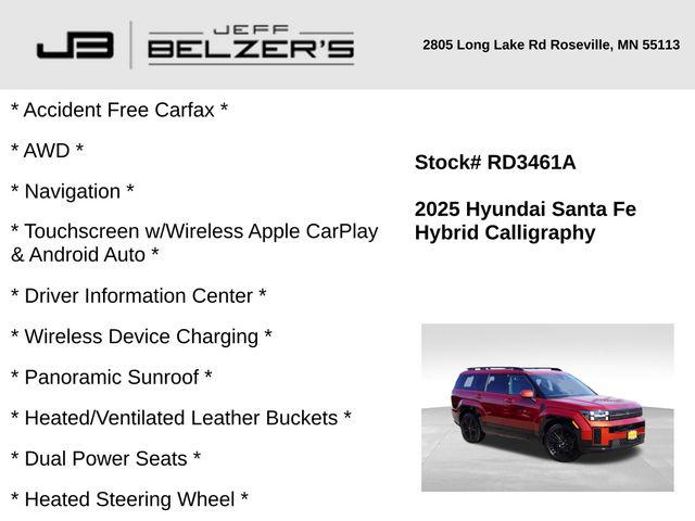 2025 Hyundai Santa Fe Hybrid Calligraphy 2025 Hyundai Santa Fe Hybrid Calligraphy