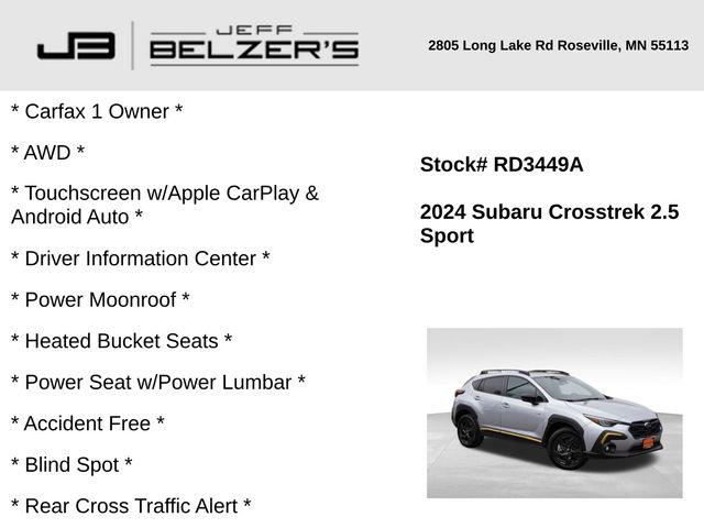2024 Subaru Crosstrek Sport