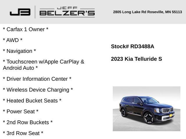 2023 Kia Telluride S 2023 Kia Telluride S