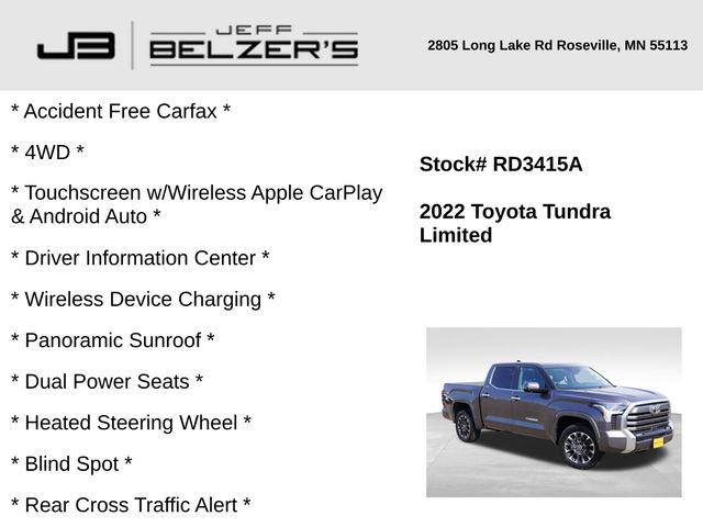 2022 Toyota Tundra Limited 2022 Toyota Tundra Limited