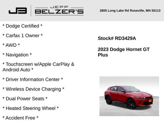 2023 Dodge Hornet GT Plus AWD 2023 Dodge Hornet GT Plus AWD
