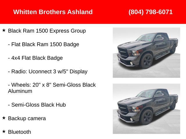 2018 RAM 1500 Express Quad Cab 4x4 64 Box