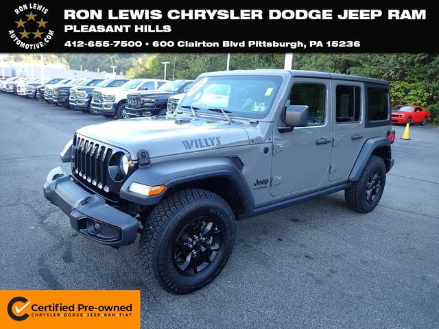 2021 Jeep Wrangler Unlimited Willys Sport 4x4 2021 Jeep Wrangler Unlimited Willys Sport 4x4