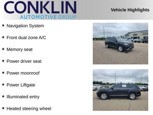 2021 Volkswagen Atlas 3.6L V6 SEL