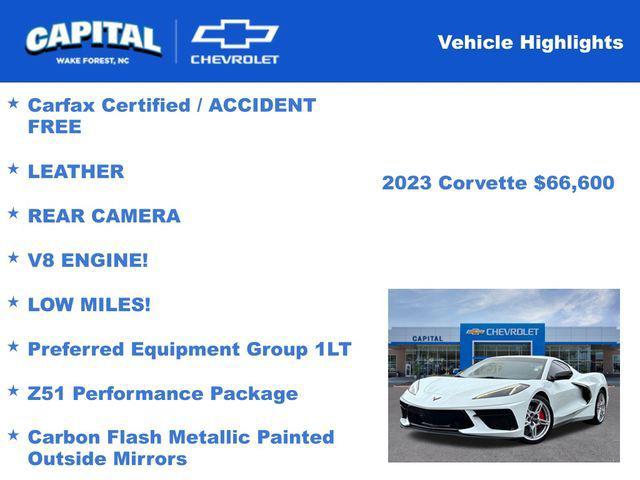 2023 Chevrolet Corvette Stingray RWD Coupe 1LT 2023 Chevrolet Corvette Stingray RWD Coupe 1LT