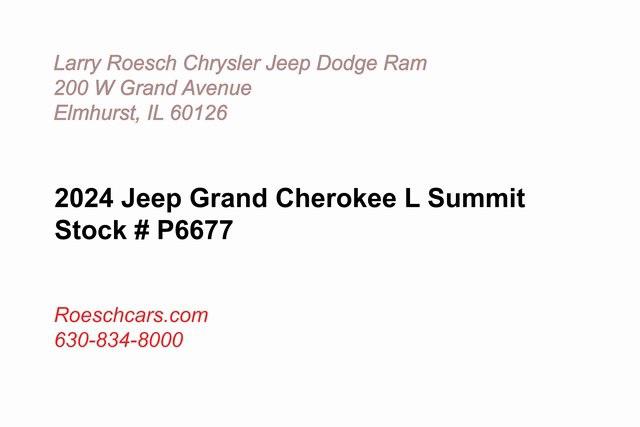 2024 Jeep Grand Cherokee L Summit Reserve 4x4 2024 Jeep Grand Cherokee L Summit Reserve 4x4