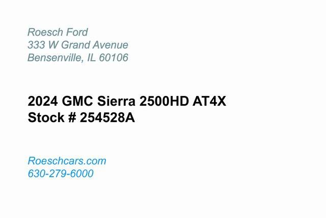 2024 GMC Sierra 2500HD 4WD Crew Cab Standard Bed AT4X
