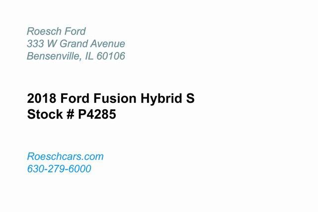 2018 Ford Fusion Hybrid S 2018 Ford Fusion Hybrid S