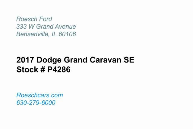 2017 Dodge Grand Caravan SE 2017 Dodge Grand Caravan SE