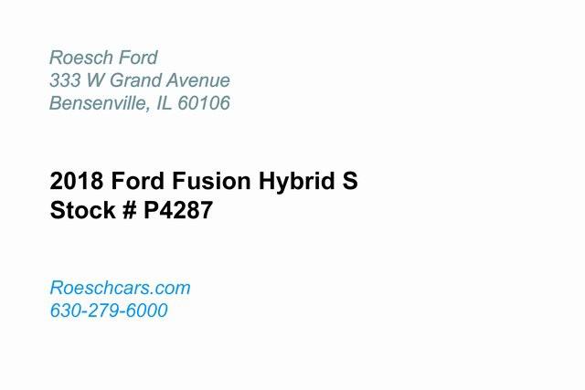 2018 Ford Fusion Hybrid S 2018 Ford Fusion Hybrid S