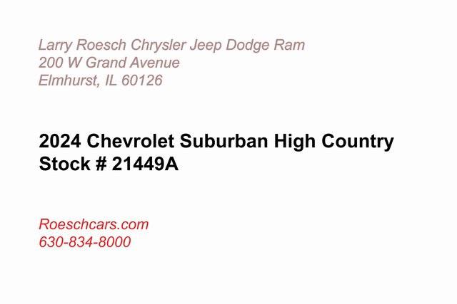 2024 Chevrolet Suburban 4WD High Country