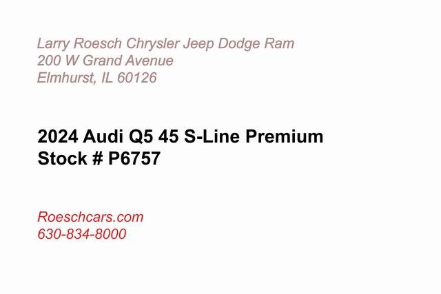 2024 Audi Q5 Premium 45 TFSI S line quattro