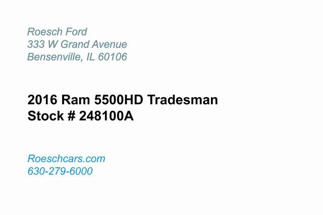 2016 RAM 5500 Chassis Tradesman/SLT 2016 RAM 5500 Chassis Tradesman/SLT