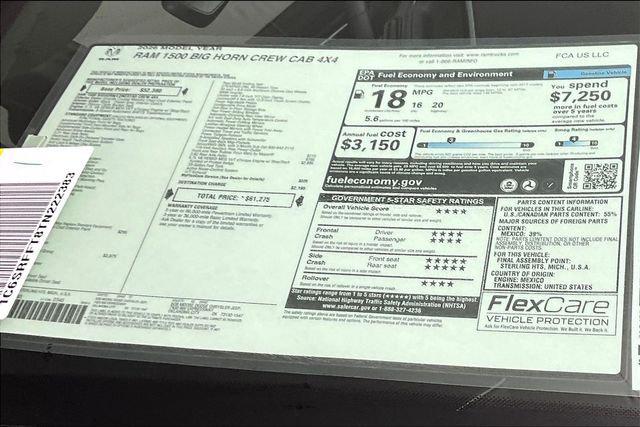 2026 Ram 1500 Big Horn Crew Cab 4x4 5'7" Box