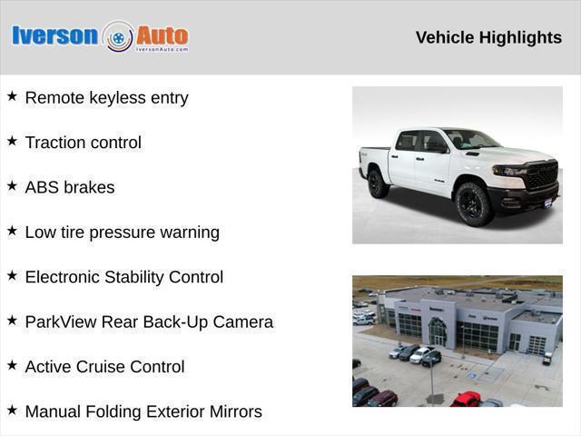 2025 RAM Ram 1500 RAM 1500 WARLOCK CREW CAB 4X4 57 BOX