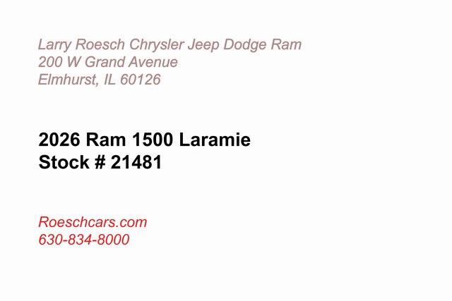 2026 RAM Ram 1500 RAM 1500 LARAMIE CREW CAB 4X4 57 BOX 2026 RAM Ram 1500 RAM 1500 LARAMIE CREW CAB 4X4 57 BOX