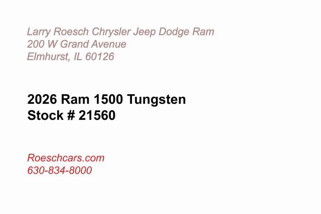 2026 RAM Ram 1500 RAM 1500 TUNGSTEN CREW CAB 4X4 2026 RAM Ram 1500 RAM 1500 TUNGSTEN CREW CAB 4X4