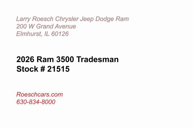 2026 RAM Ram 3500 Chassis Cab RAM 3500 TRADESMAN CREW CAB CHASSIS 4X4 60 CA 2026 RAM Ram 3500 Chassis Cab RAM 3500 TRADESMAN CREW CAB CHASSIS 4X4 60 CA