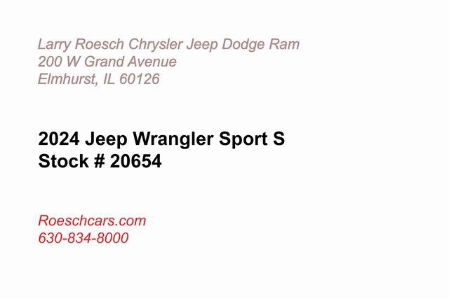 2024 Jeep Wrangler WRANGLER 4-DOOR SPORT S 2024 Jeep Wrangler WRANGLER 4-DOOR SPORT S