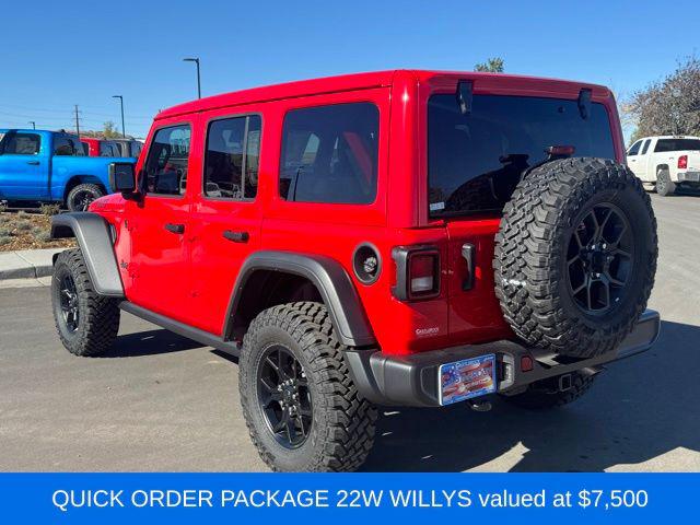 2025 Jeep Wrangler WRANGLER 4-DOOR WILLYS 2025 Jeep Wrangler WRANGLER 4-DOOR WILLYS