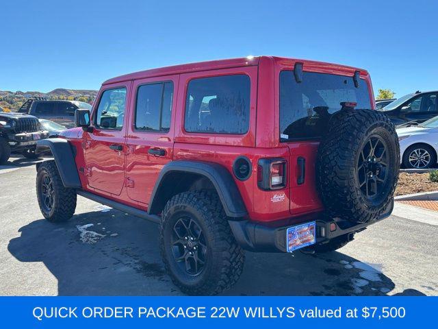 2025 Jeep Wrangler WRANGLER 4-DOOR WILLYS 2025 Jeep Wrangler WRANGLER 4-DOOR WILLYS