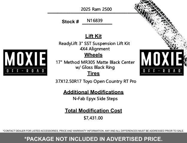 2025 RAM Ram 2500 RAM 2500 TRADESMAN CREW CAB 4X4 64 BOX 2025 RAM Ram 2500 RAM 2500 TRADESMAN CREW CAB 4X4 64 BOX