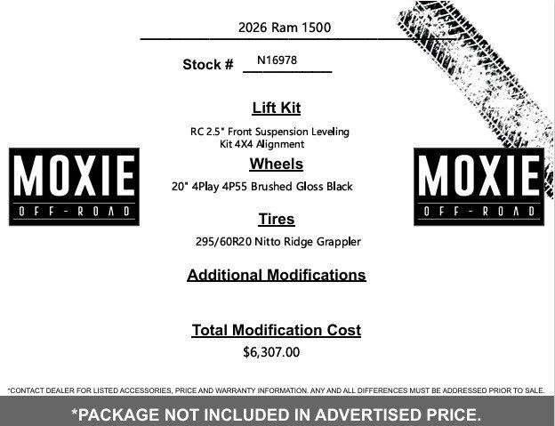 2026 RAM Ram 1500 RAM 1500 LARAMIE CREW CAB 4X4 57 BOX