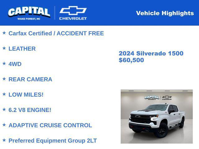 2024 Chevrolet Silverado 1500 4WD Crew Cab Short Bed LT Trail Boss