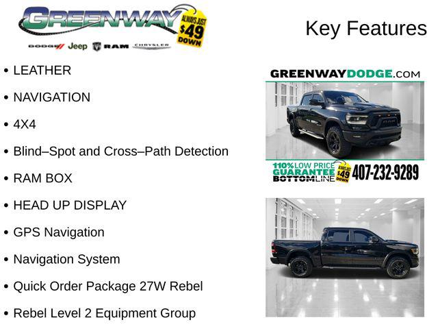 2024 RAM 1500 Rebel Crew Cab 4x4 57 Box