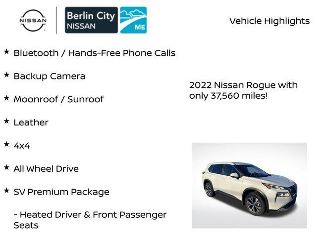 2022 Nissan Rogue SV Intelligent AWD