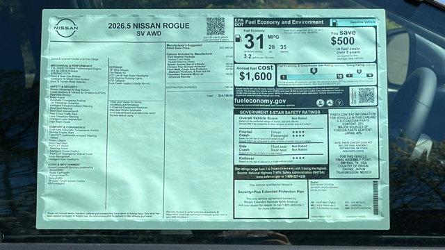 2026 Nissan Rogue SV