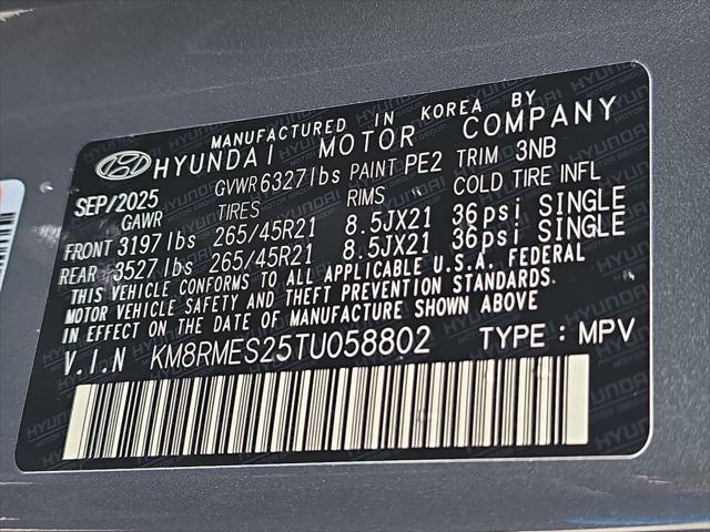 2026 Hyundai Palisade Calligraphy