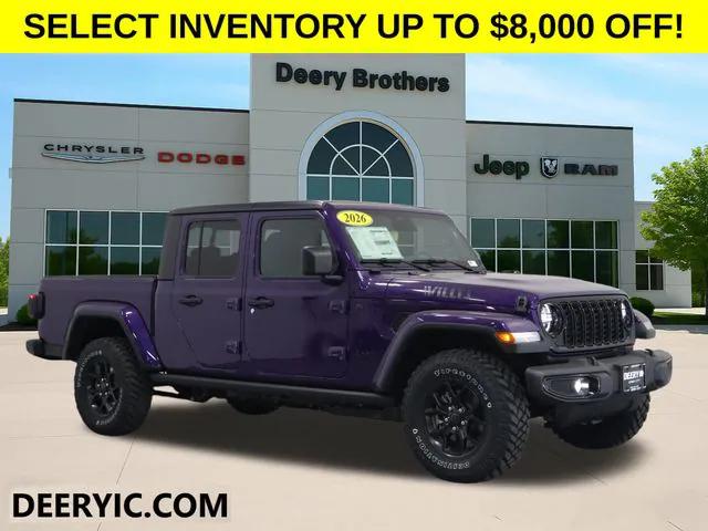 2026 Jeep Gladiator GLADIATOR WILLYS 4X4