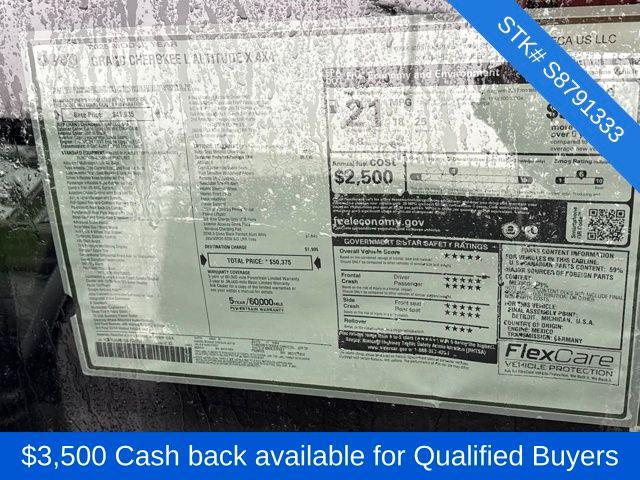 2025 Jeep Grand Cherokee GRAND CHEROKEE L ALTITUDE X 4X4