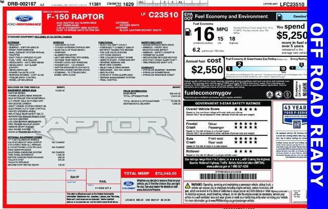 2020 Ford F-150 Raptor