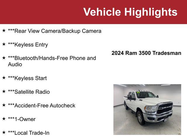 2024 RAM 3500 Tradesman Crew Cab 4x4 64 Box 2024 RAM 3500 Tradesman Crew Cab 4x4 64 Box