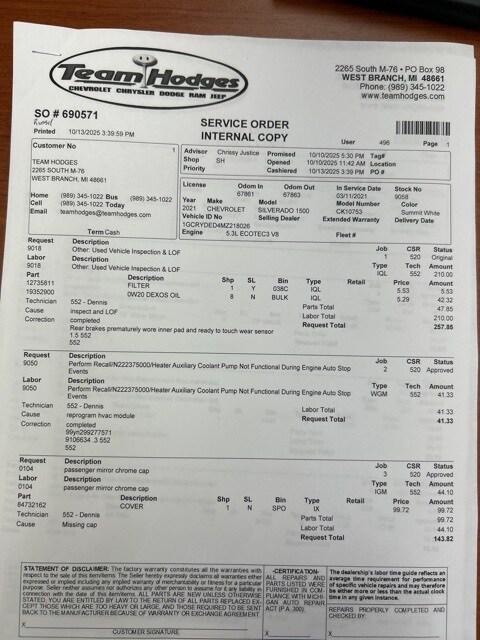 2021 Chevrolet Silverado 1500 4WD Double Cab Standard Bed LT 2021 Chevrolet Silverado 1500 4WD Double Cab Standard Bed LT