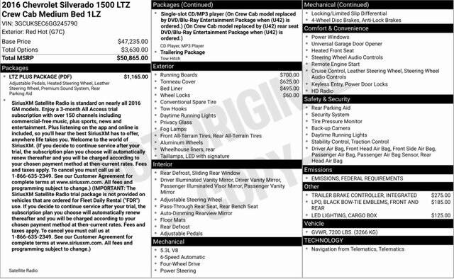 2016 Chevrolet Silverado 1500 1LZ 2016 Chevrolet Silverado 1500 1LZ