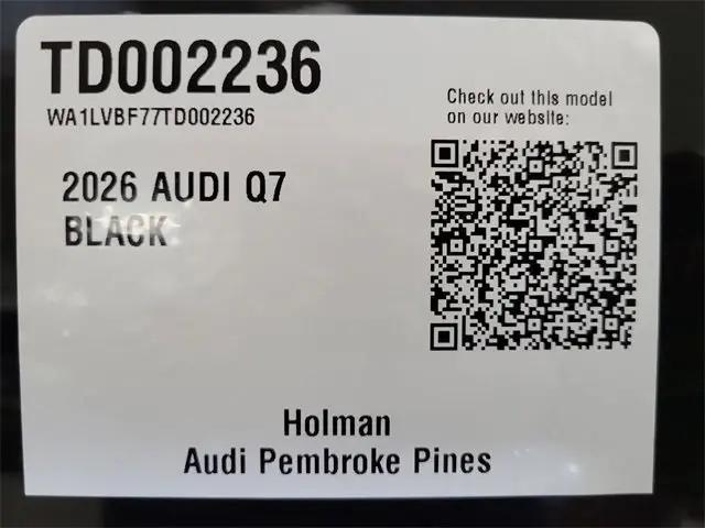 2026 Audi Q7 Premium Plus TFSI quattro tiptronic