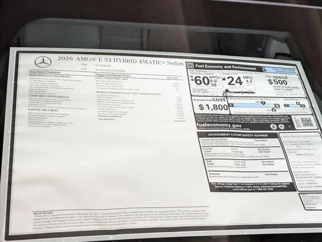 2026 Mercedes-Benz AMG E 53 E AMG E 53 E