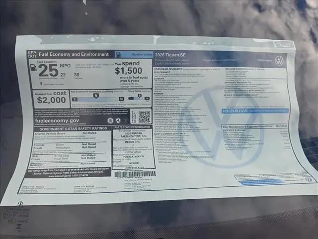 2026 Volkswagen Tiguan SE