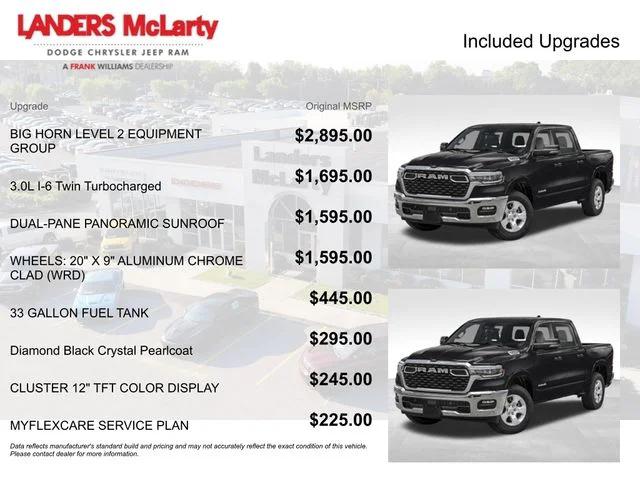 2026 RAM Ram 1500 RAM 1500 BIG HORN CREW CAB 4X4 57 BOX