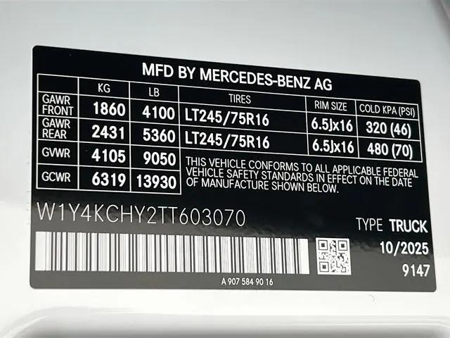2026 Mercedes-Benz Sprinter 2500 High Roof 4-Cyl Diesel