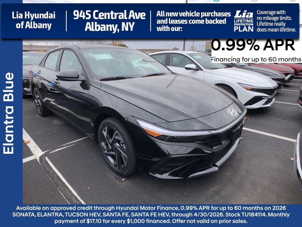 2026 Hyundai Elantra Hybrid Blue