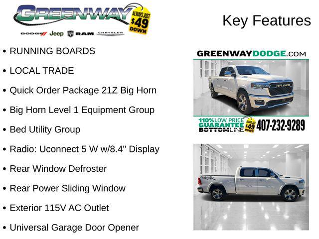 2025 RAM 1500 Big Horn Crew Cab 4x2 64 Box