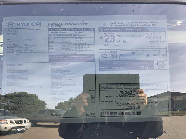 2026 Hyundai Santa Fe Calligraphy